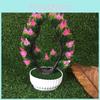 Heartshaped Simulation Forty One Pinecones Artificial Flower Potted Plants