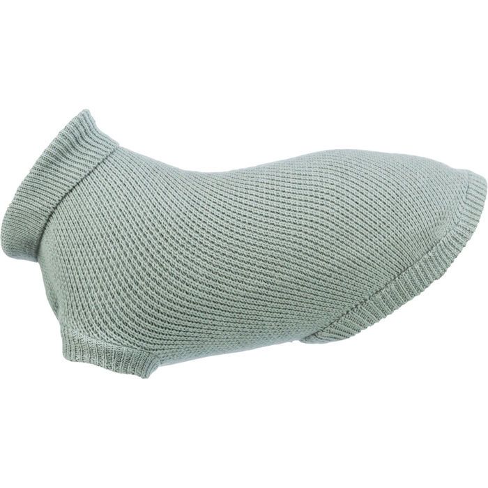 Pull Pour Chien - Trixie - CityStyle Berlin - Coton Et Laine - Taille 70 Cm - Couleur Sauge