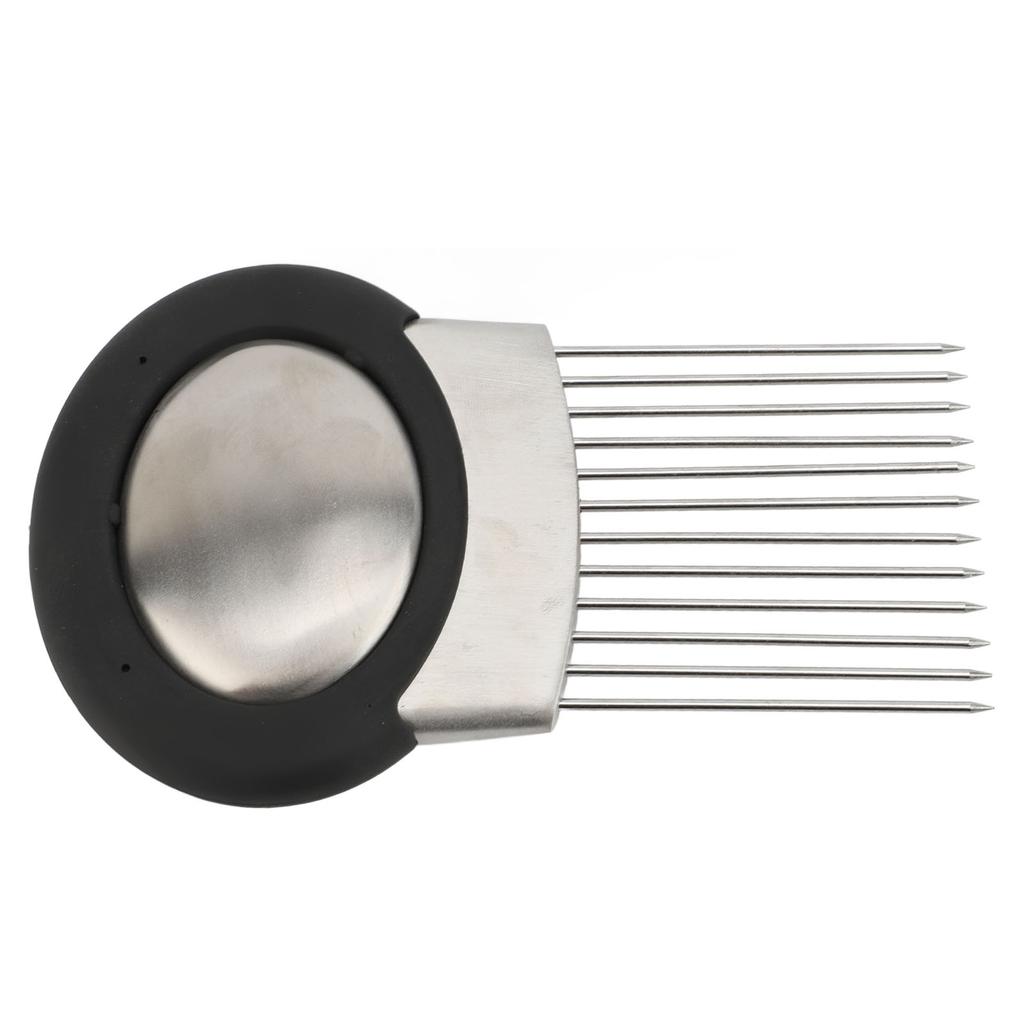 Onion Slicing Holder Multi Purpose Ergonomic Stainless Steel Onion Slicing Assistant Tool for Vegetable Potato