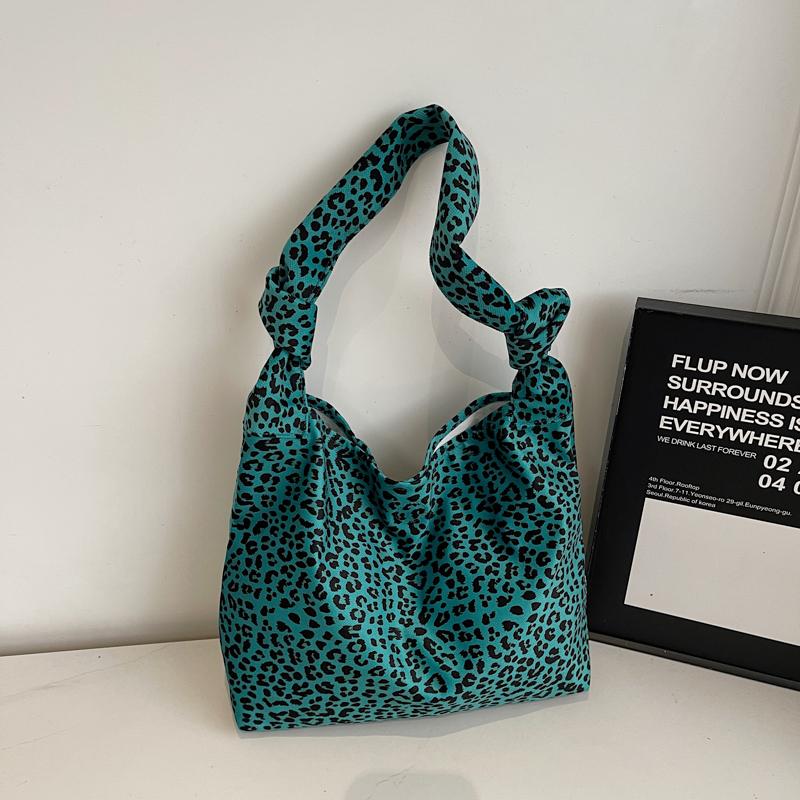 Women's Bag Leopard Print Shoulder Bag Underarm Bag Large Capacity Tote Bag