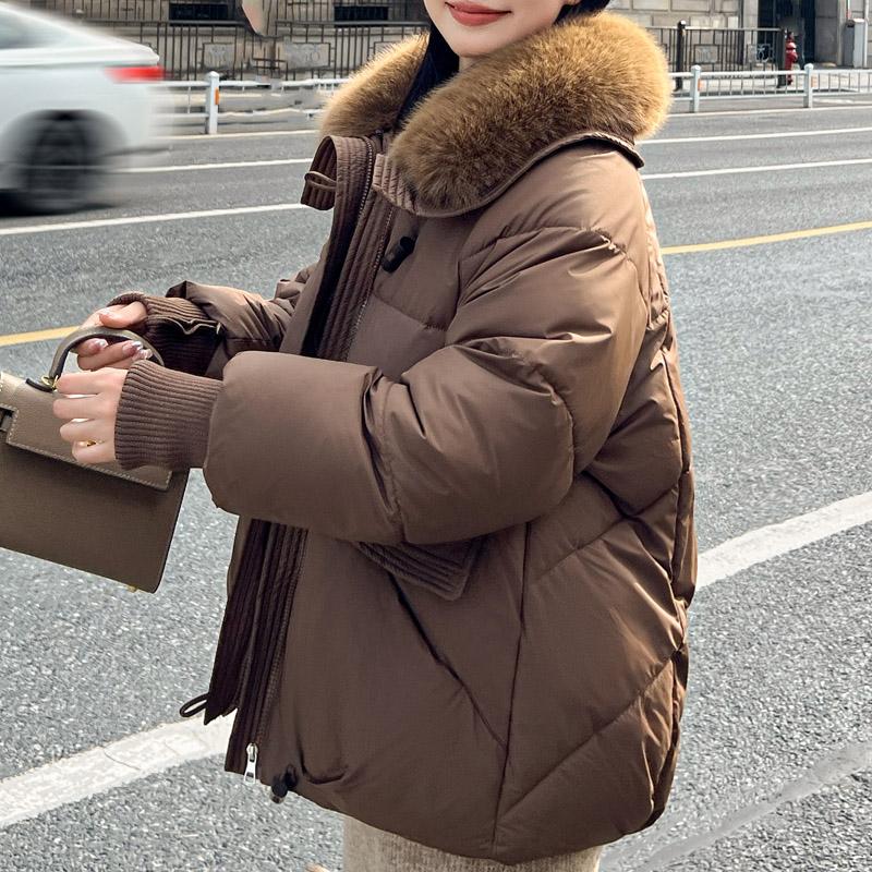 Plus Size Kobiety Zimowe Płaszcze Z Kapturem Odzieży Ochronnej Moda Luźne Sztuczne Futro Kołnierz Grube Ciepłe Kurtki Dla Kobiet Parka