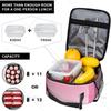Insulated Purple Butterfly Lunch Bag - Reusable Cooler Tote for Women/Men - Waterproof & Leakproof - Lunch Box for Picnic Office