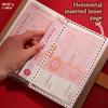 With Password Lock 100 Envelopes Money Saving Challenge Get Rich PU Money Collection Book Portable Reusable Savings Binder