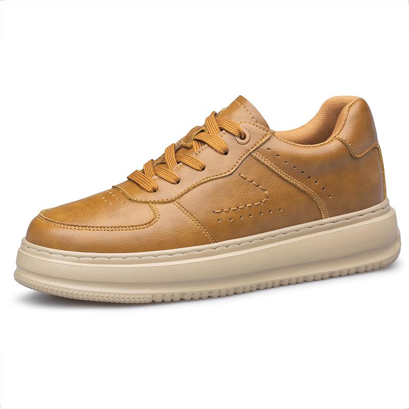 Invisible Inner Heightening Men's Shoes 8CM Sports Shoes Breathable Thick-soled Heightening Shoes Men's 6 Little White Shoes Casual Board