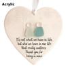 Christmas Heart-Shaped Friendship Ornament 3D Acrylic Handmade Craft Xmas Tree Hanging Ornaments Timeless Keepsake Gift 2026