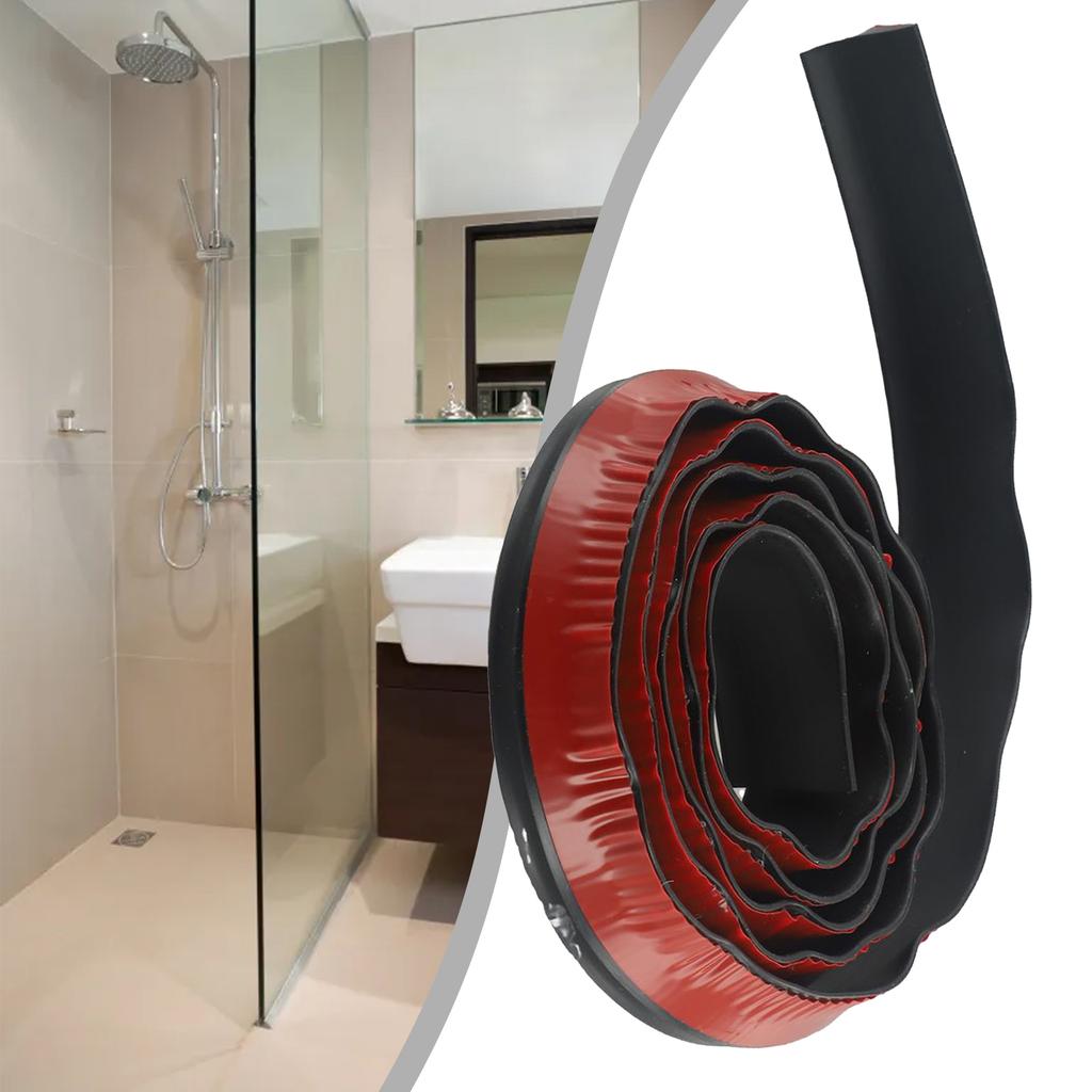 Koupelnová Kuchyňská Vodní Bariéra Silikonová 15mm Bariéra Ohybatelná