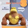 Kreatives Gorilla Stressspielzeug: Mehrfarbige Stretch- & Quetsch-Sandkunst