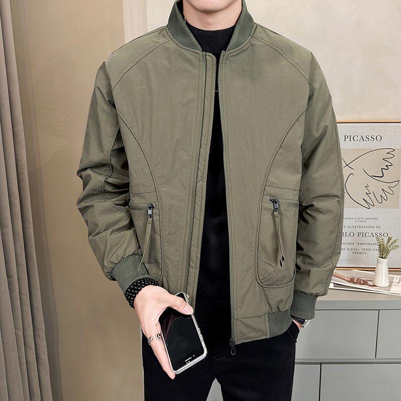 

Down jacket% white duck down men s winter anti-wrinkle flying baseball collar jacket men s cold-resistant jacket 4XL