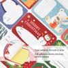 108Pcs/12Sheets Merry Christmas Gift Name Tags Present Seal Label Stickers Christmas Gift Package Decoration DIY XMAS Stickers