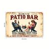 Welcome Vintage Metal Sign Home Garden Wall Decor 8X12 Inch