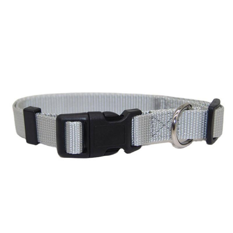 

Однотонные ошейники для собак из искусственного нейлона для кошек, для прогулок на свежем воздухе, для избежания потери, аксессуары для домашних животных, многоцветная базовая шлейка для собак XS-XL XS