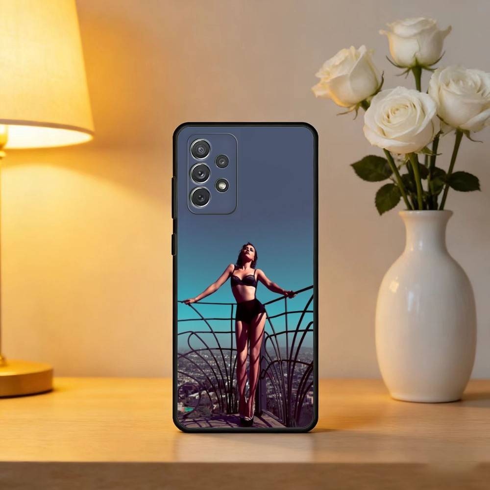 Beauty R-Rashida J-Jones Phone Case For Samsung Galaxy A73,A72,A71,A70,A53,A52,A51,Soft Silicone Black Cover