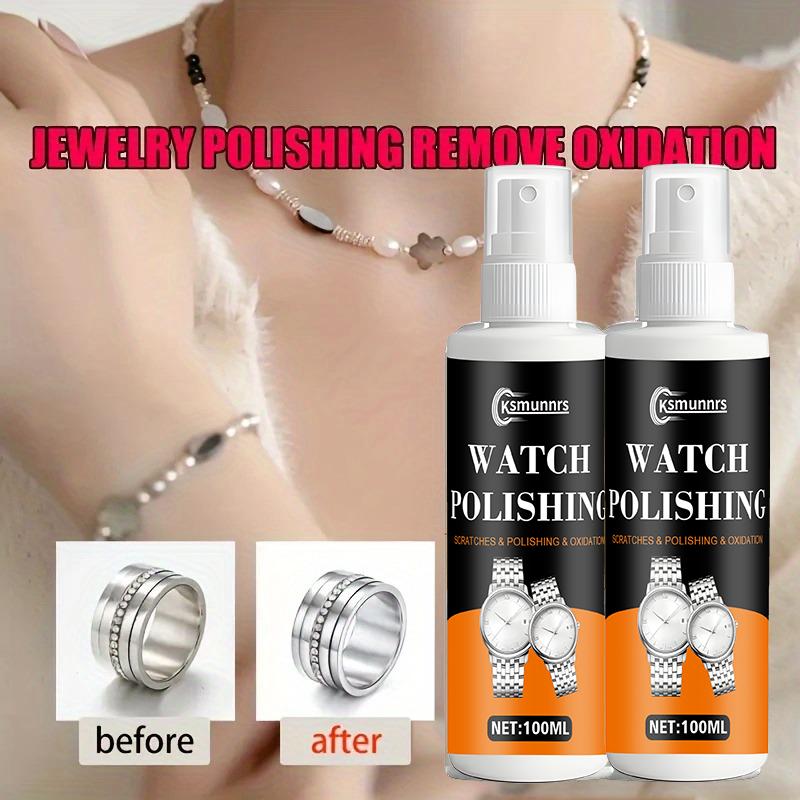 Spray per Riparazione Gioielli | Lucidante liquido multifunzionale che rimuove rapidamente i graffi e ripristina la brillantezza di oro, argento, stainle