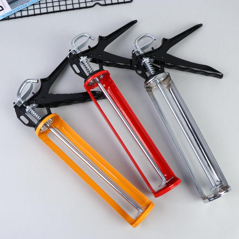 Pistola per Colla per Vetro 360° Rotante Multifunzione Pistole Manuali per Stuccatura Sigillanti Adesivi Per Porte e Finestre Riempimento in Silicone Utensili a Mano