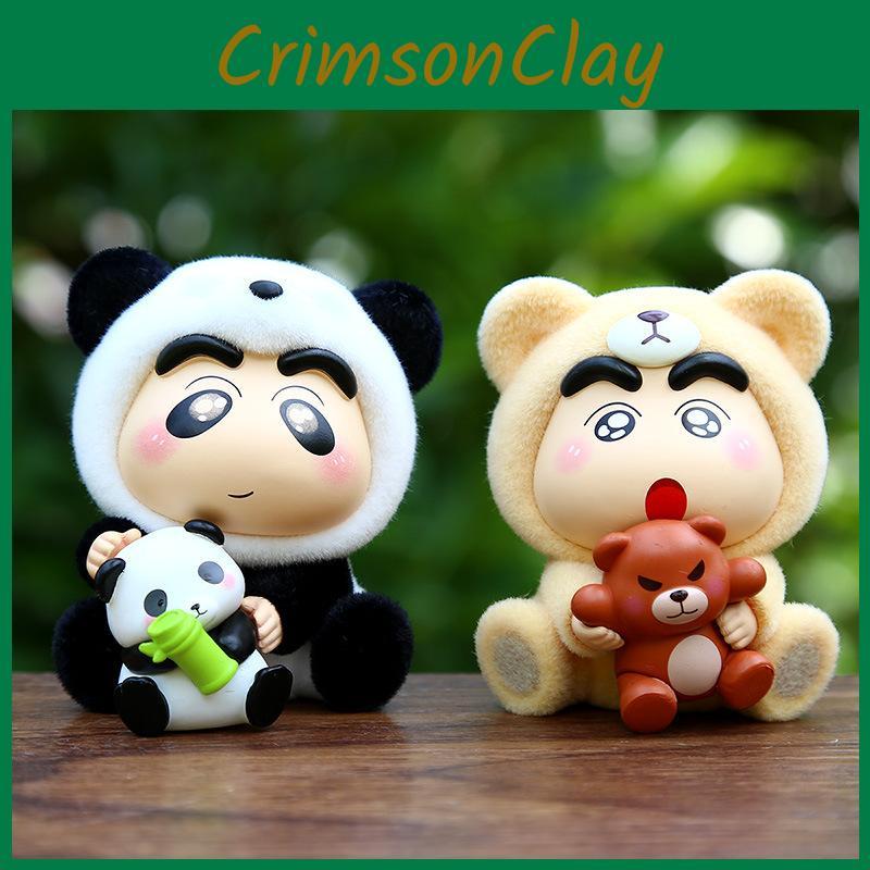 Shinchan Crayon Models Pvc Toys Ornaments For Kids Visual Development Skills