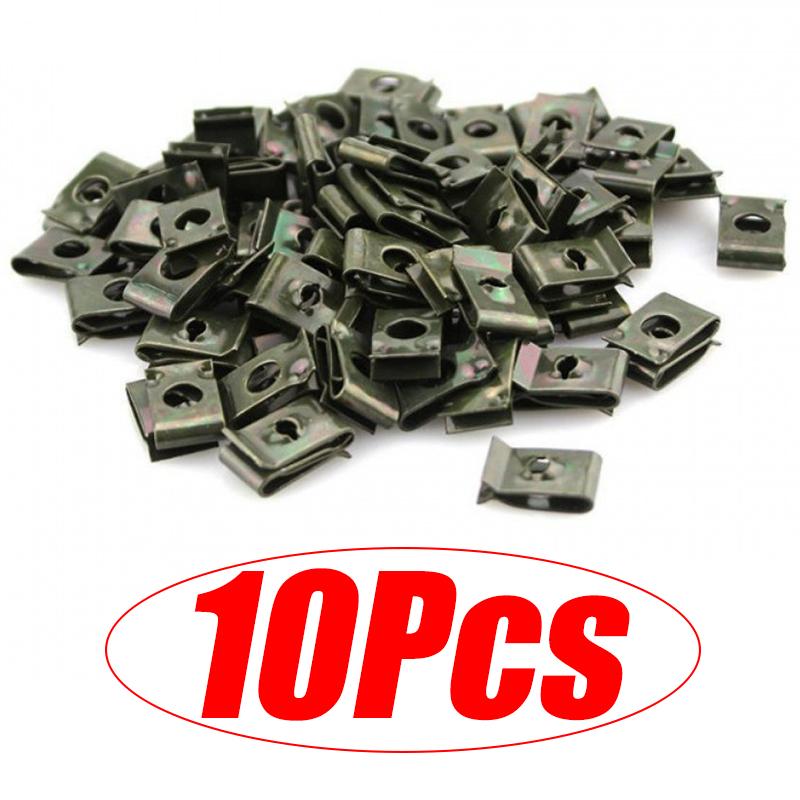 

10/50 шт. Смешанные Металлические Саморезы для Автомобилей и Мотоциклов, Крепежные Клипсы с Винтом, Клипса с Защитой от Ржавчины, Винтовая Застежка, Листовое Железо