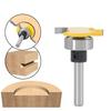 1/2pc 6mm 1/4inch Shank Handle Belt Bearing T Cutter Slotting Knife Router Bit Carpenter's Notch Knife