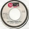 7inch Record WAYNE JARRETT  WE THE PEOPLE BAND  Jah Children Shall Be Free  NONE TR Groovemaster 1975 Jamaica Reggae Ska  Dub Used