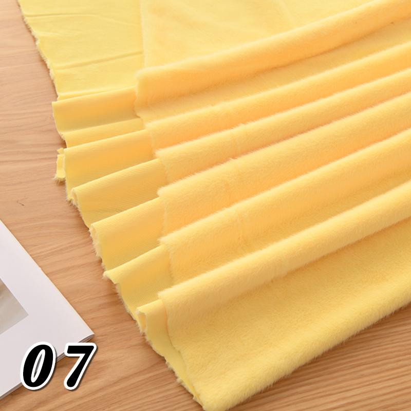 50*40cm Encrypt Imitation Rabbit Fur Fabric Thicken Plush Counter Background Clothing Fabric Handmade DIY Sewing Doll Fabric