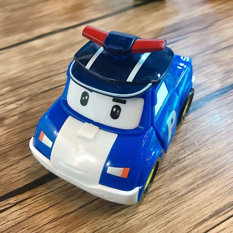 High-quality Robocar Poli Roy Amber Transformers Robot Action Figures Car Bus Set