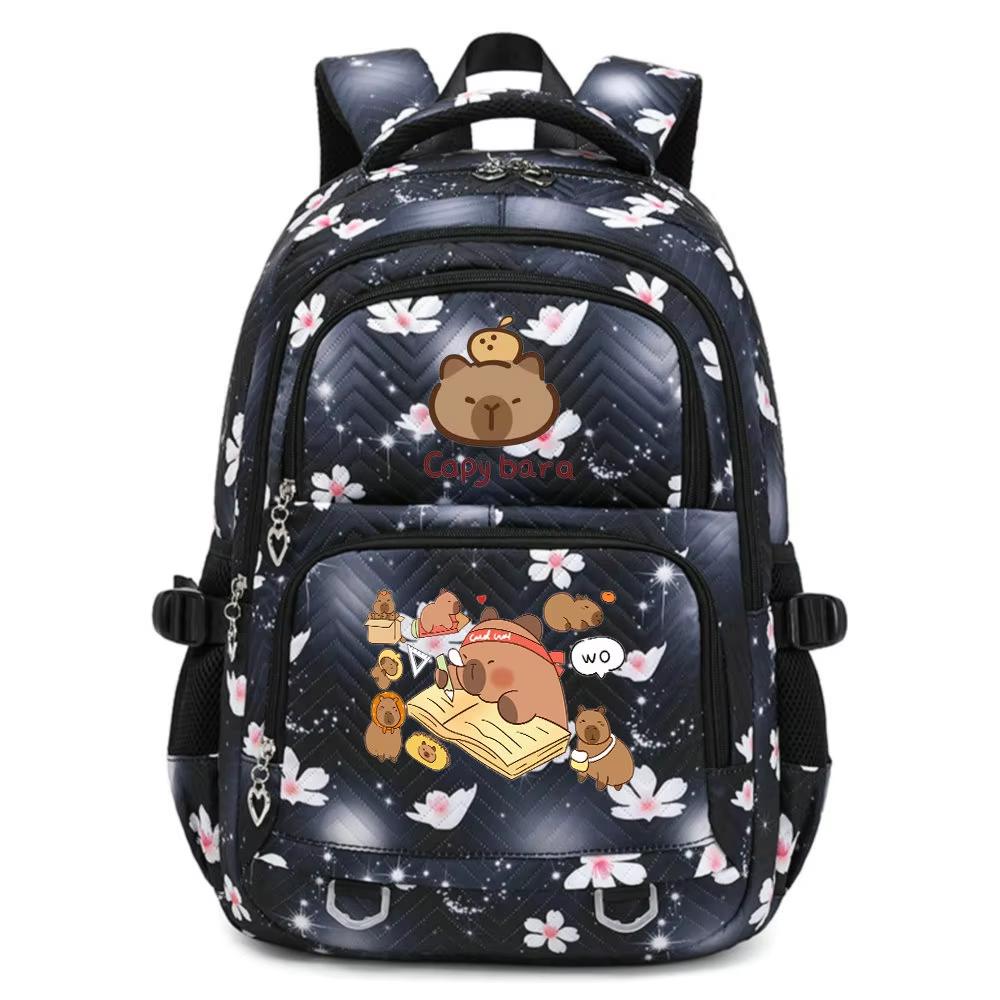 Capybara Backpacks Schoolbag ForTeenage Waterproof Girls Backpack Female Travel Bag Bookbag Men Girl School Bag Laptop Backpacks