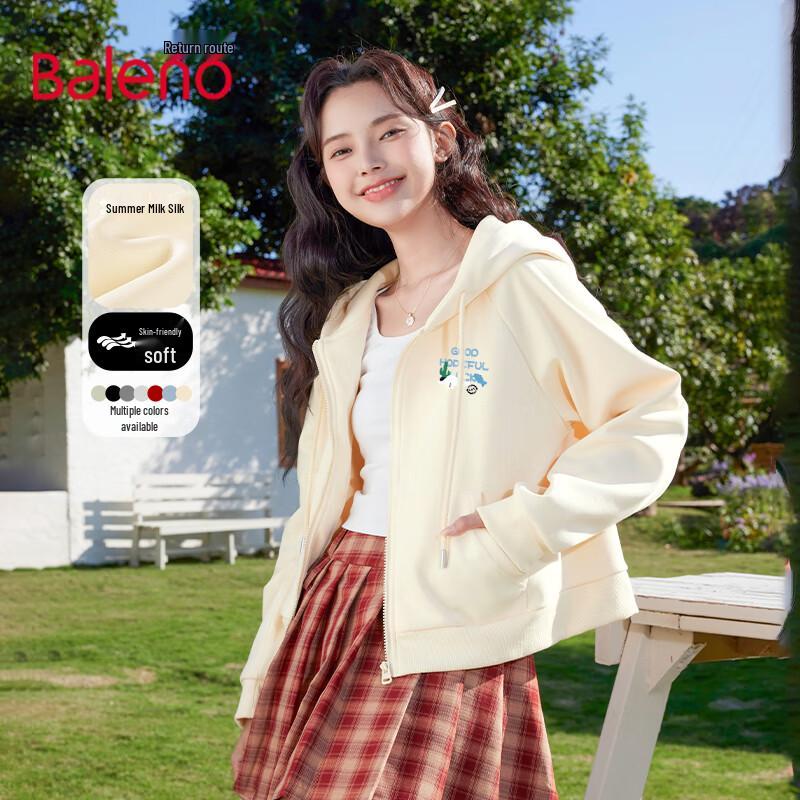 

Baleno Women s Short Raglan Hooded Sweatshirt L