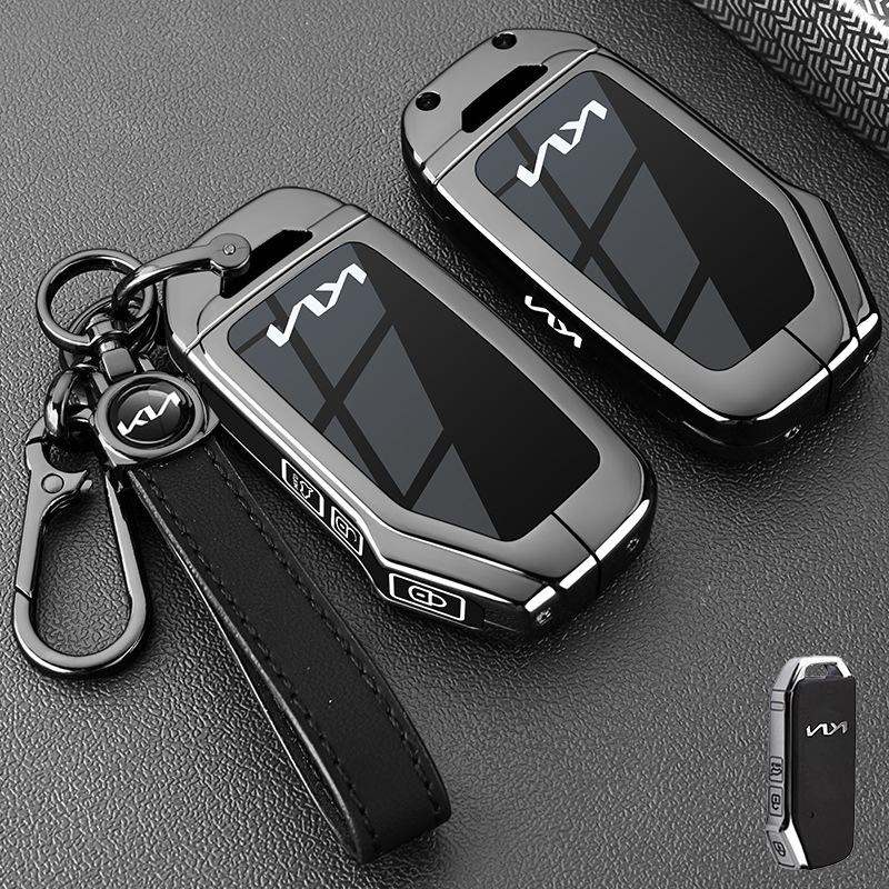 Zinc Alloy Car Remote Key Case Cover For KIA Sportage R GT Stinger Sorento Ceed Cerato Forte Niro Soul Telluride Accessories Gztcv55