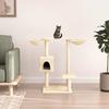 VidaXL Cat Tree with Scratching Posts Cream 82 Cm 171759
