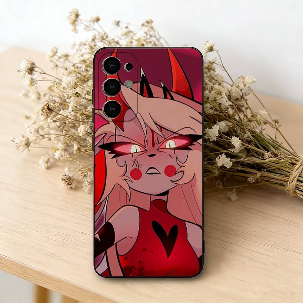 

Hazbin Hotel Charlie Morningstar Phone Case For Samsung S25,S24,S21,S22,S23,S30,Ultra,S20,Plus,Fe,Soft Silicone Black Cover Samsung S30Ultra5G
