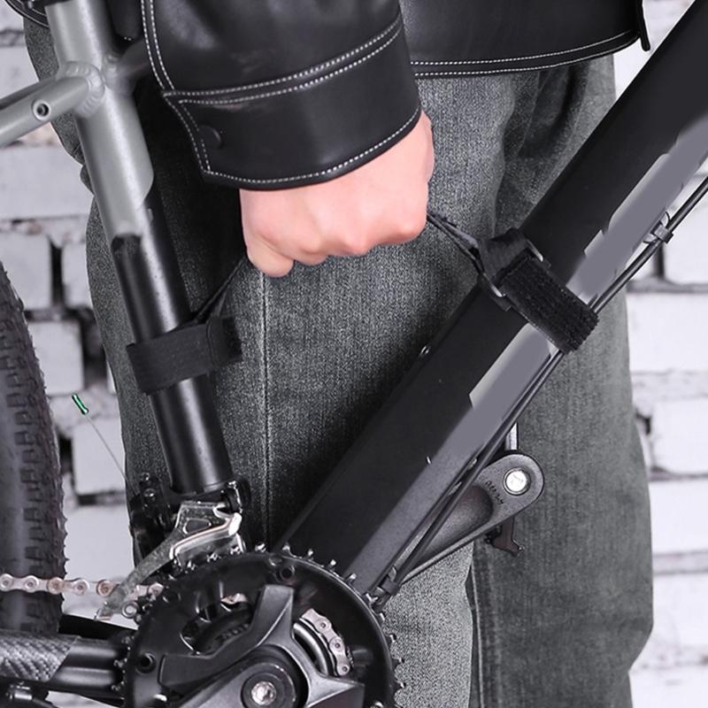 Comfortable Grip Bicycles Lifting Strap Cycling Bike Bicycles Carry Handle Tape for Subways and Buses
