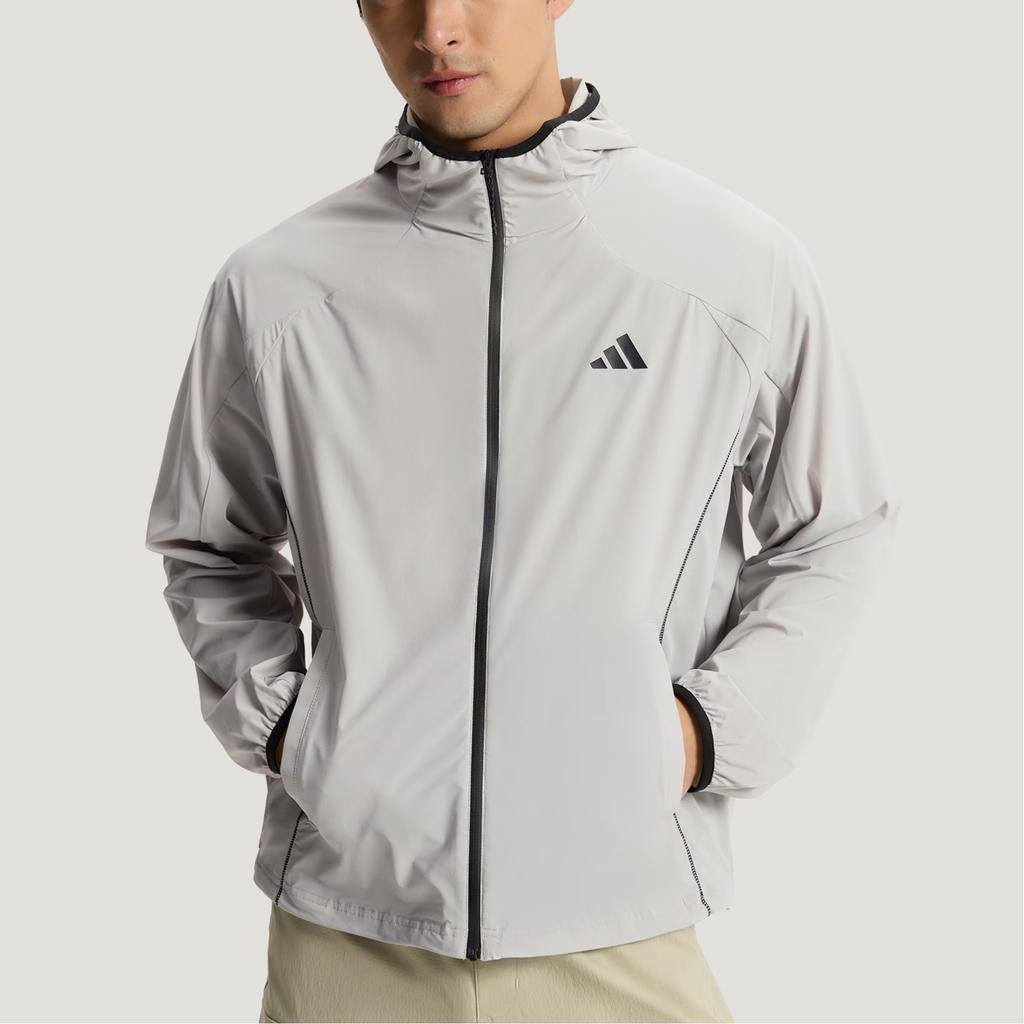 Adidas Loose Hood Cooling Woven Sports Casual Loose Long Sleeve Jacket Men Jacket KY9999