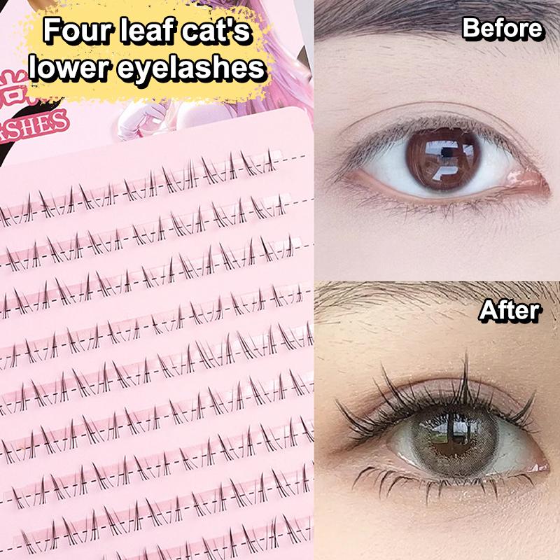 Multi-Styles Individual Lower Eyelash Natural Comic Eye Cluster Eyelash Extensions False Cluster Volume Eyelash
