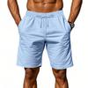 Men's Drawstring Waist Casual Shorts Multi Color Loose Fit Side Pocket Shorts