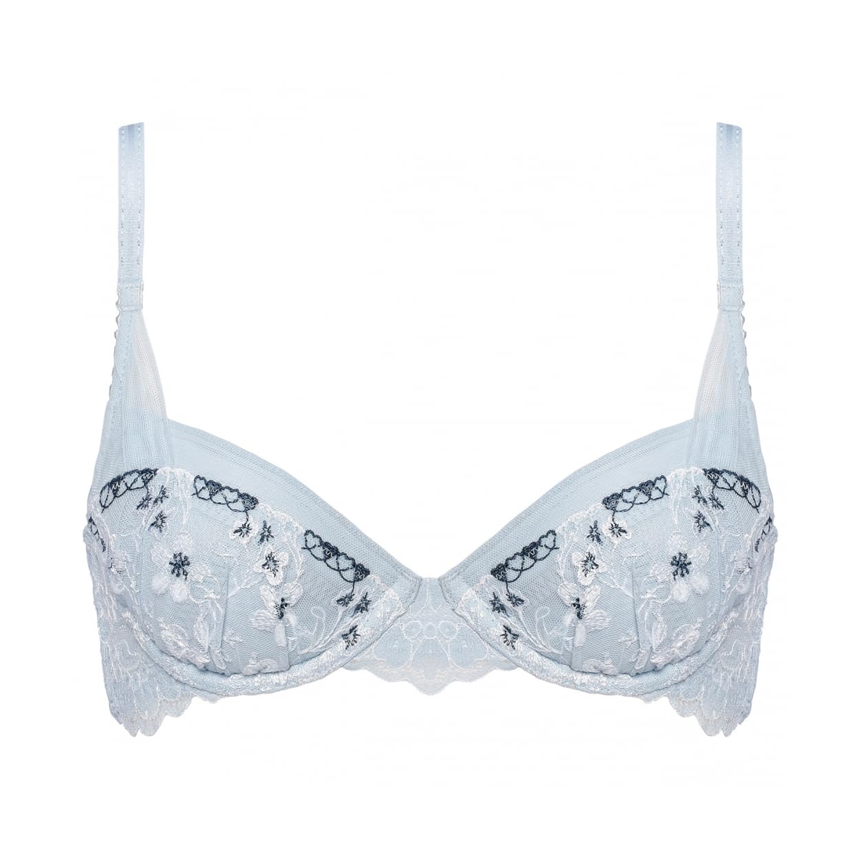 

AMOSTYLE Airy Feel Heart Bloom M007 Размер D70 Бюстгальтер, Сад, (синий),