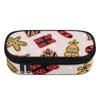 Pencil Pouch 300D Polyester Lightweight Secure Zipper Closure with Main Compartment Mesh Pocket and Pen Slots for Everyday Study