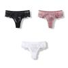 3 Pcs Sexy Panties For Woman Lingerie Lady G-string Lace Female Thongs Underwear Ladies Intimates Free Shipping