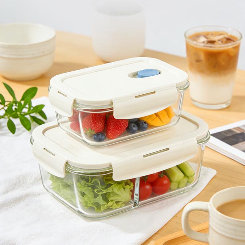 GUOZI Microwavable Glass Food Storage Bowl Set