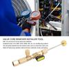 Ventilkernentferner und -installateur sowie HVAC-Service-Schlüsselsatz SAE 1/4 Zoll 5/16 Zoll Schnittstelle Ventilkernentfernung und -installationstool