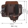 EDC Taktisches Werkzeug Hüfttasche Leder Multifunktional Outdoor Camping Survival Aufbewahrung Gürteltasche Wandern Notfallwerkzeugtasche