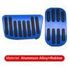 Car Upgrade For Toyota CHR Yaris Cross -2025 Aluminum Alloy Accelerator Brake Pedal Covers Non-Slip Foot Pads Interior