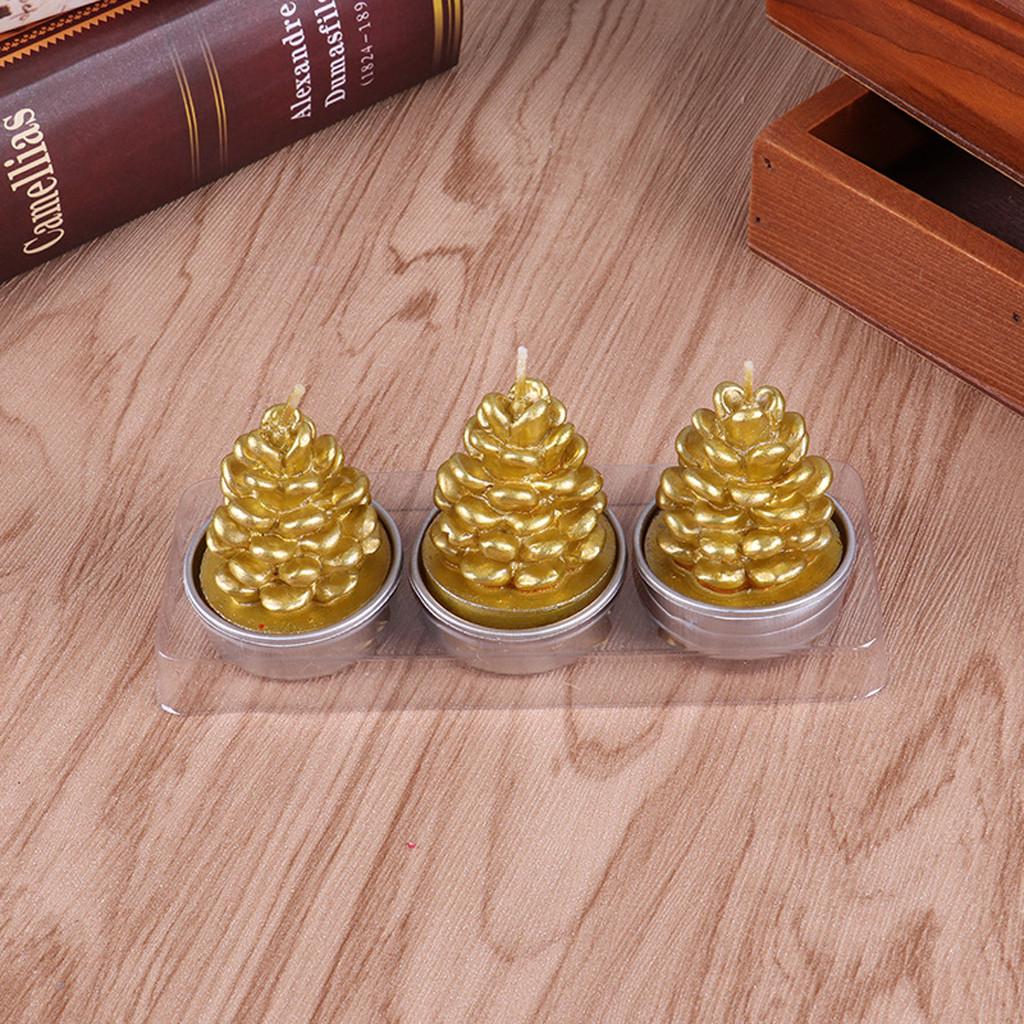 

Рождественские свечи Санта-Снеговик Свечи для вечеринки, свадебного фестиваля, украшения 3 шт.