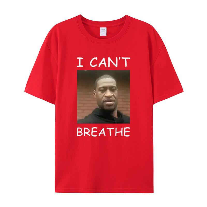 

2026 New Fun I Can Breathe Meme Graphic Print High Quality Mens Short Sleeve Crew Neck Breathable Comfortable Loose Tee S