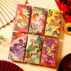 6pcs 2026 Horse Year New Year Red Envelope Traditional Good Lucky Red Pocket Blessing Pattern Hongbao Money Envelopes