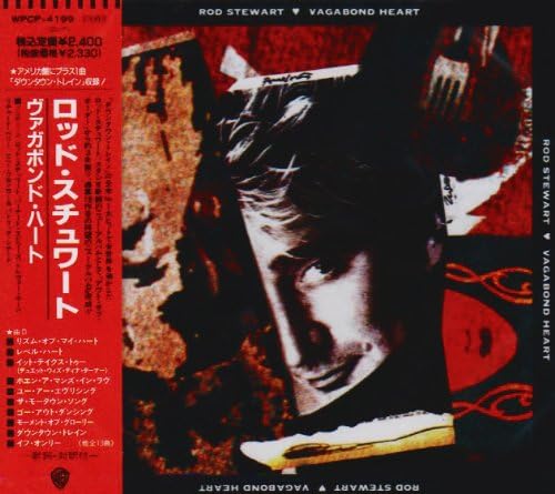 

CD ROD STEWART - Vagabond Heart WPCP4199PROMO Warner Bros. Re 1991 Japan Rock