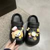 2025 Summer New Butter Cake Thick-soled Bag Head Half Slippers Women Wear Hole Shoes Two Wear Women's Beach Shoes