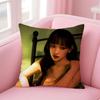 Popular Fashion Chinese Actress CCheng Xiao Cushion Cover Pillow Case Soft Friendly Fabric  Concealed Zipper