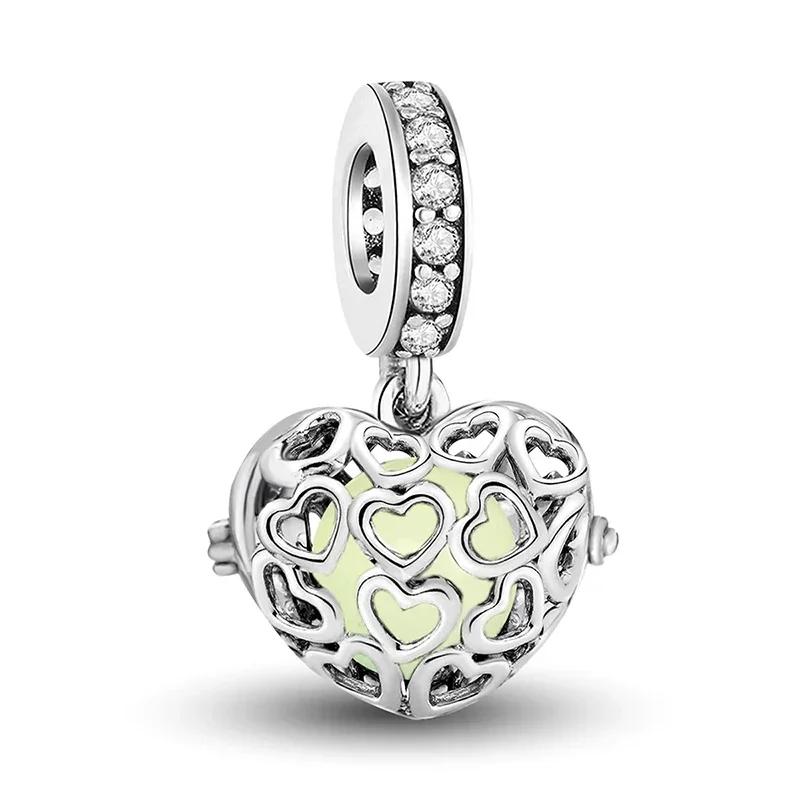 Copper Love Heart Air Balloon Girl Strawberry Charms Bracelet Necklace Making Gift Of High Quality Fine Jewelry