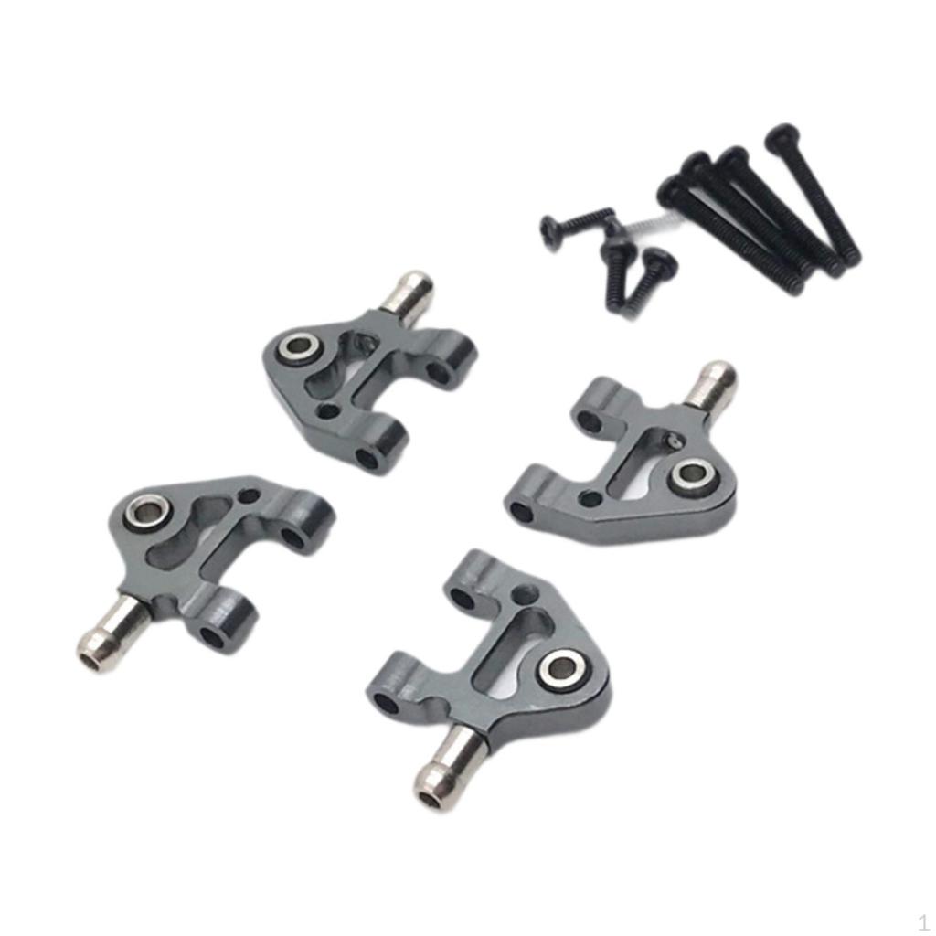 1/28 Scale RC Rear Lower Swing Arm Replacement, Installable Fixed Metal Spare Parts, Car