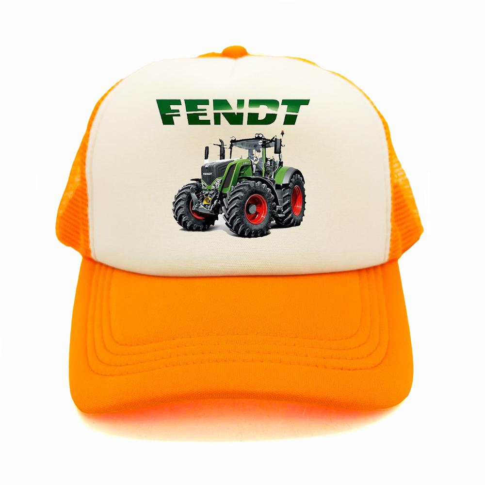 Berretto da camionista Fendt Unisex Divertente Trattore Agricolo Agricoltura Cappello Fendt Cappellino da baseball Fresco Estivo Berretti Unisex a Rete