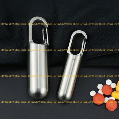 Boîte de rangement EDC A1A2 Cylindre métallique d'extérieur Café Thé pour Réservoir Boîte Boîte à outils multifonction Ultra-léger Portable pour Étui Conta